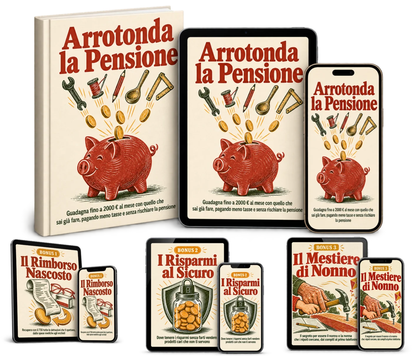 La guida Arrotonda la Pensione e i 3 bonus